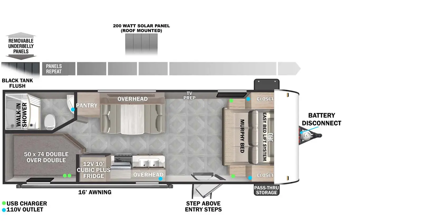 220BHXL Floorplan Image